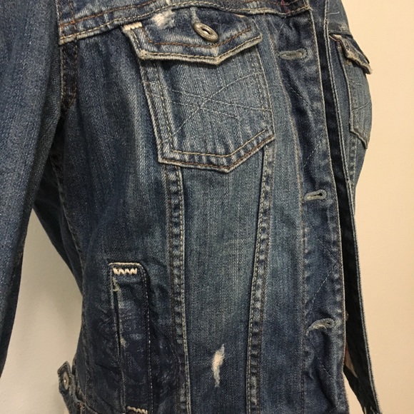 Aeropostale Distressed Jean Jacket - Picture 2 of 7